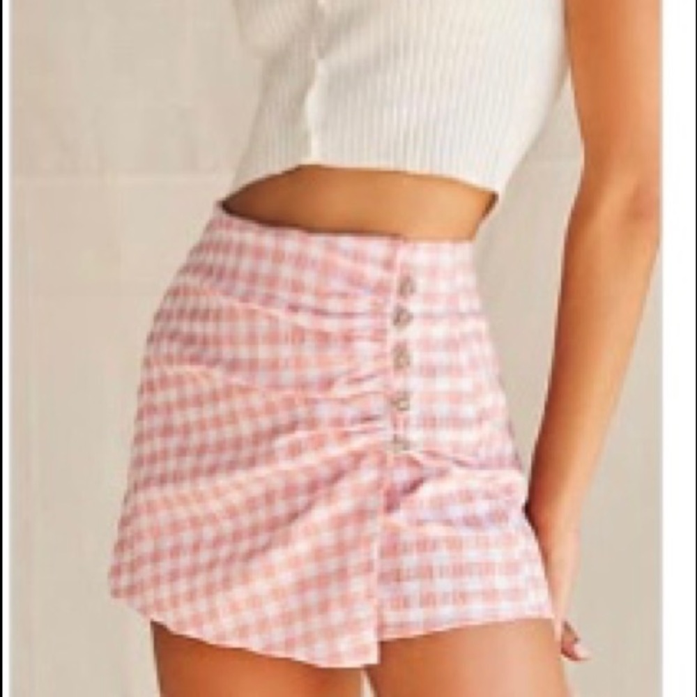 Gingham skirt